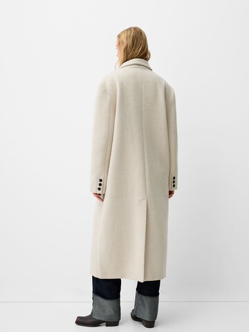 Manteau mi-saison Bershka en blanc