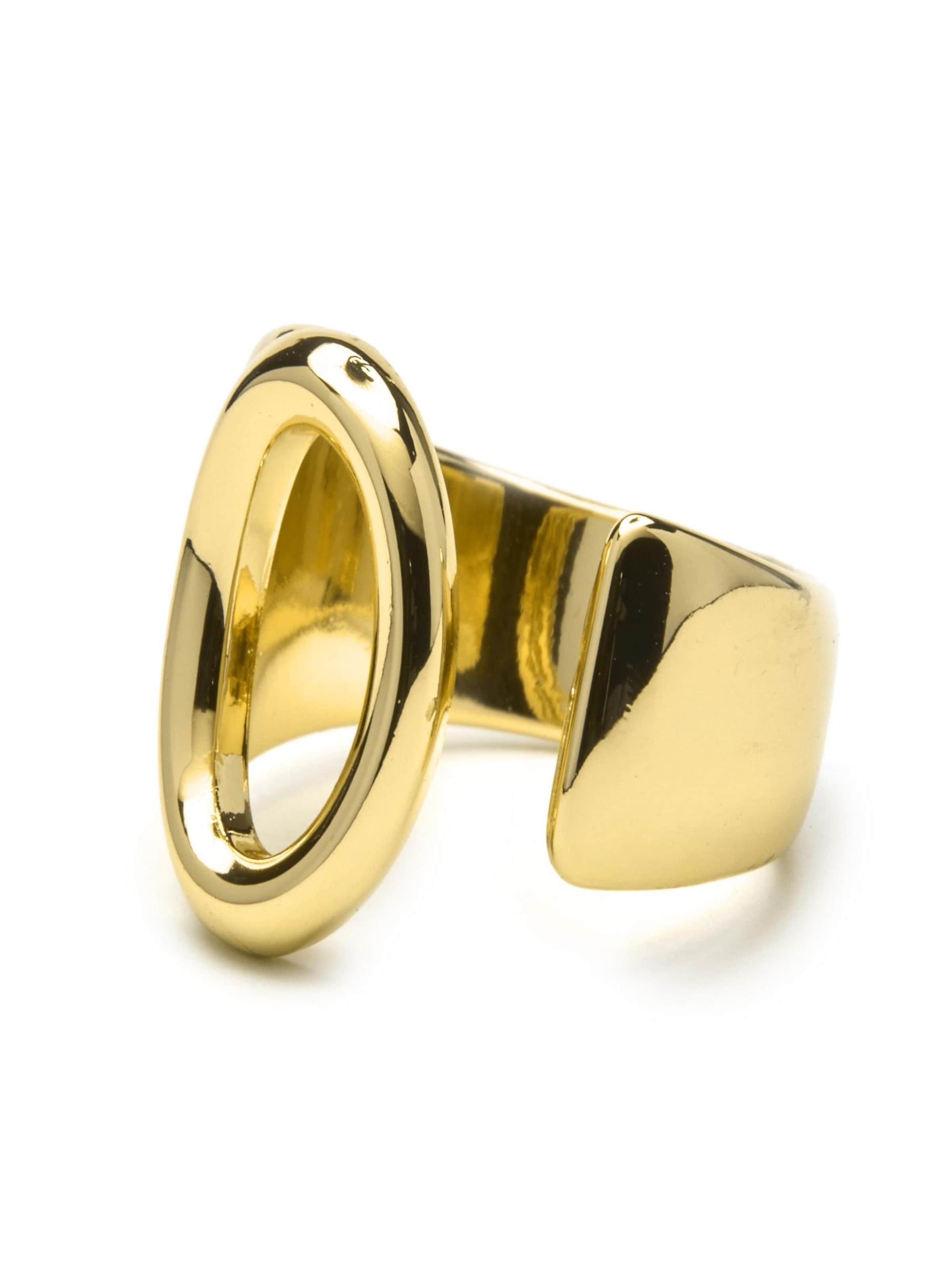 Luxenter Ring 'Alphabet O' i guld
