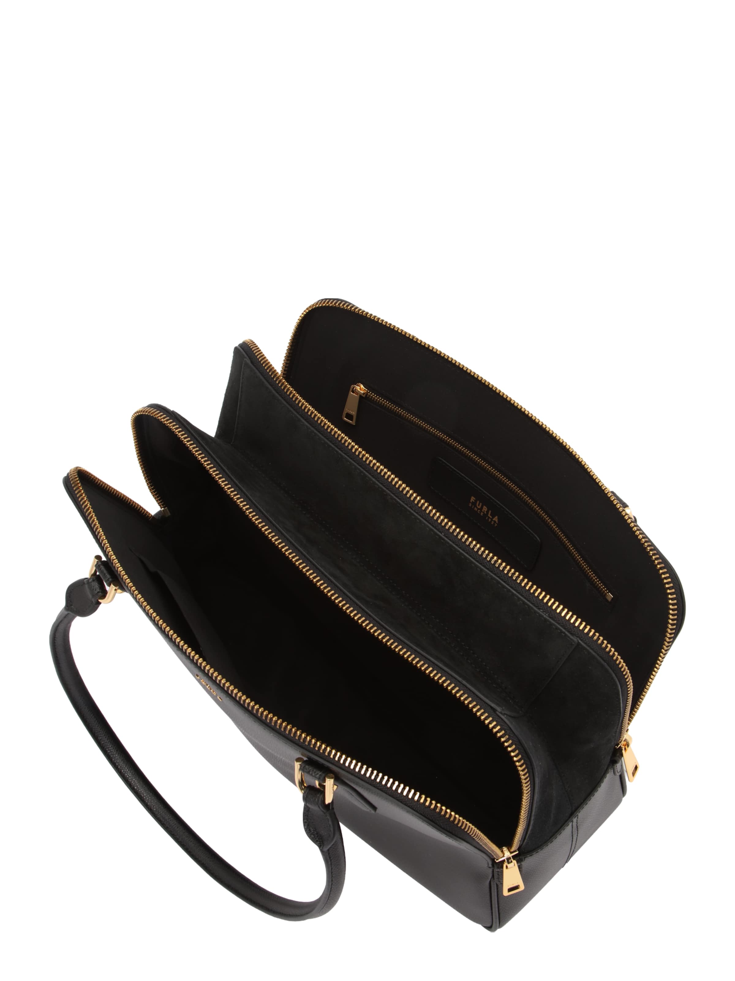 FURLA Axelremsväska 'Giulia' i svart