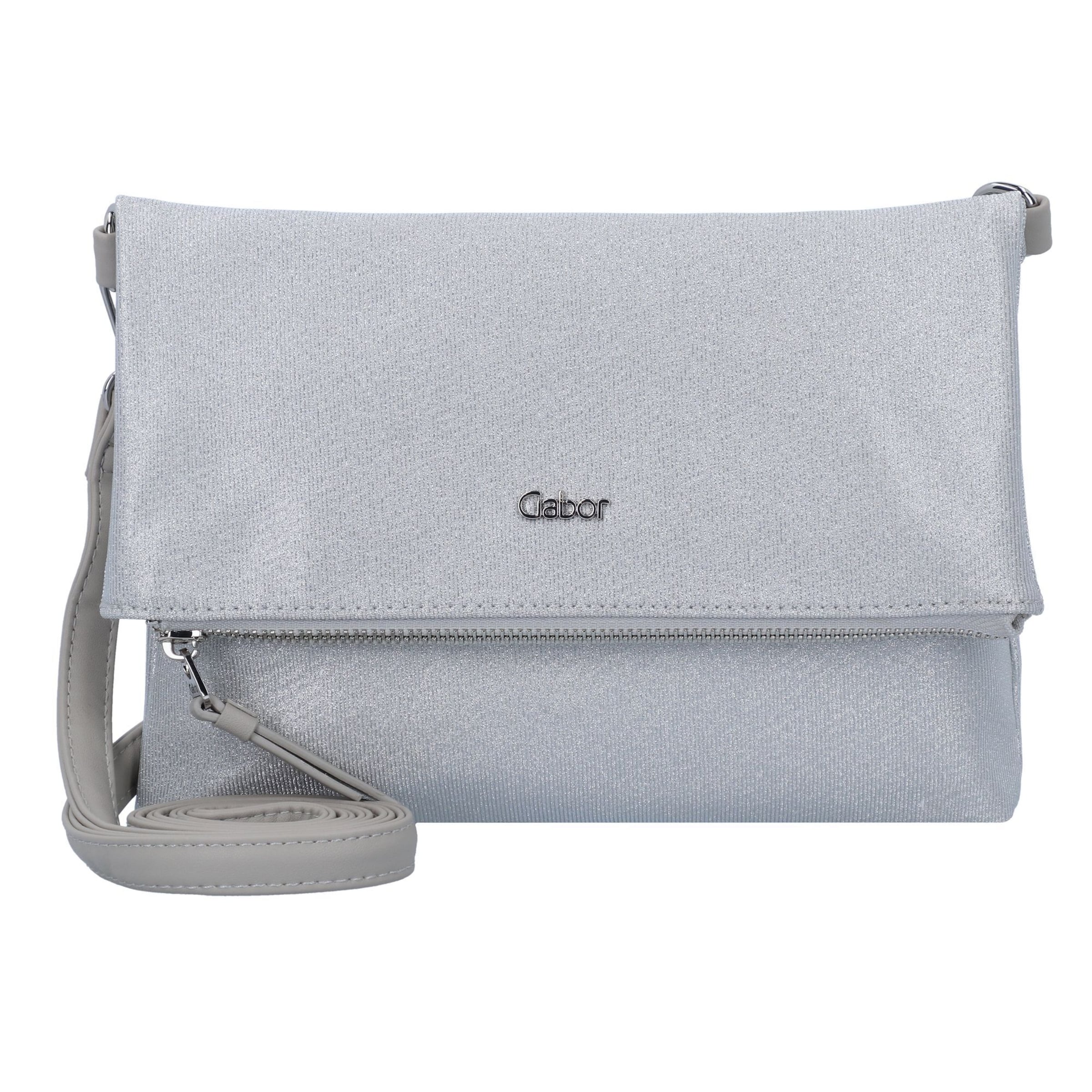GABOR Schoudertas 'Jasmina' in Zilver: voorkant