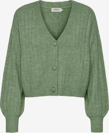 ONLY Knit Cardigan 'Kimber' in Green: front