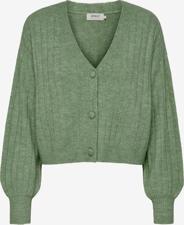 Cardigan 'Kimber' ONLY en vert : devant