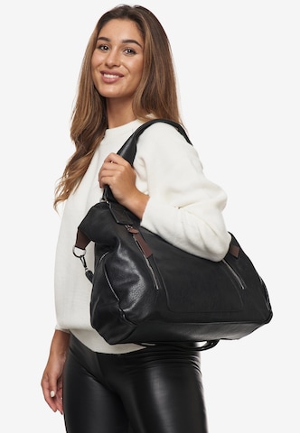 HARPA Shopper in Black: front