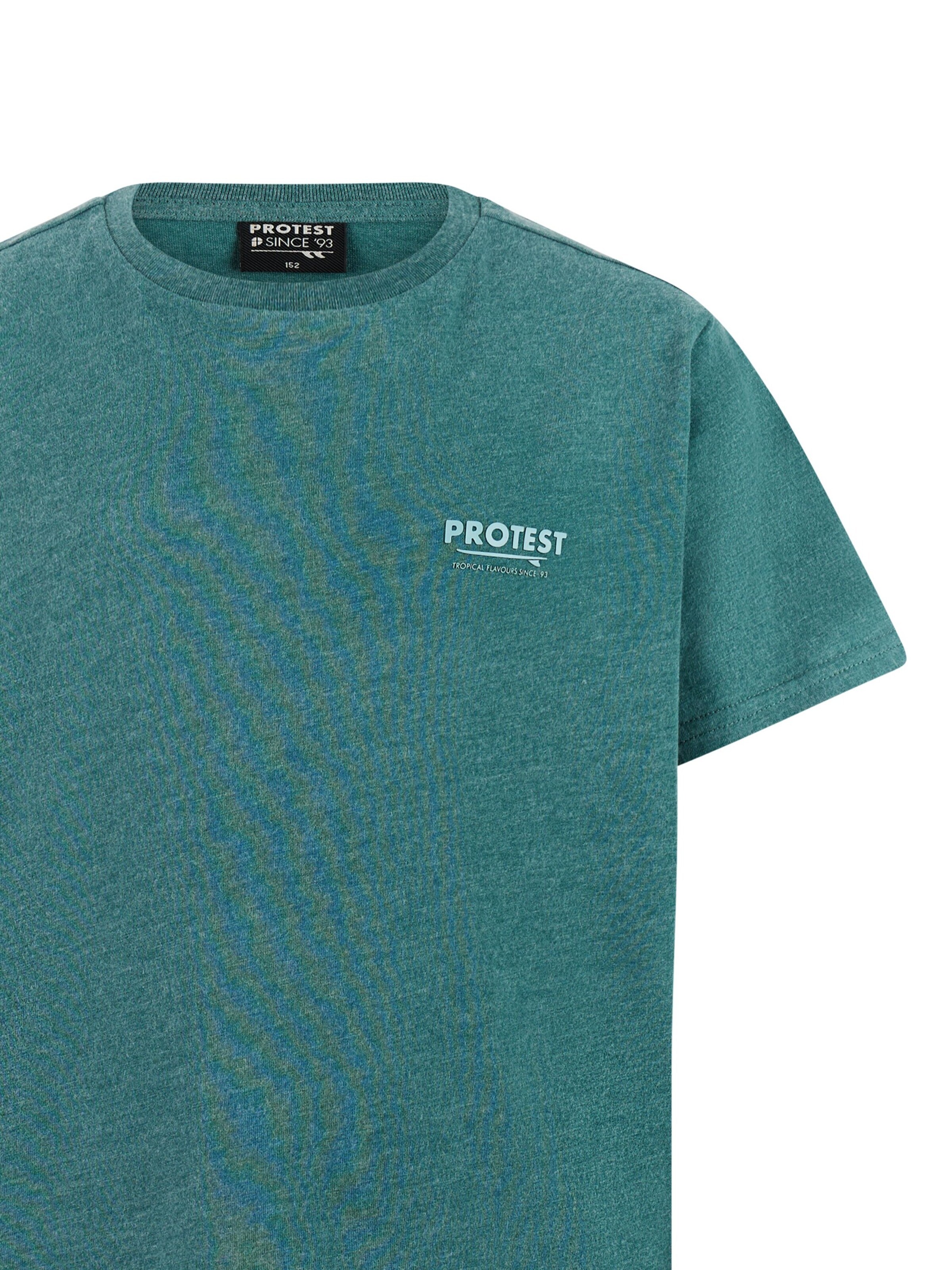 PROTEST Shirt 'PRTHunt JR' in Groen