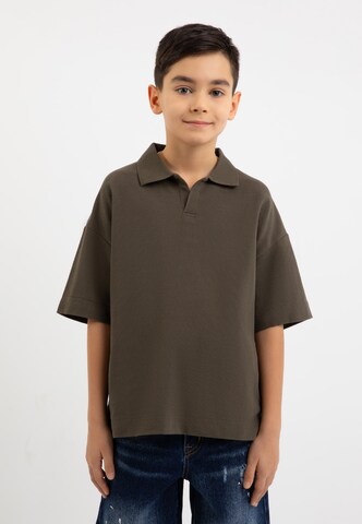 Gulliver Poloshirt in Braun: Vorderseite