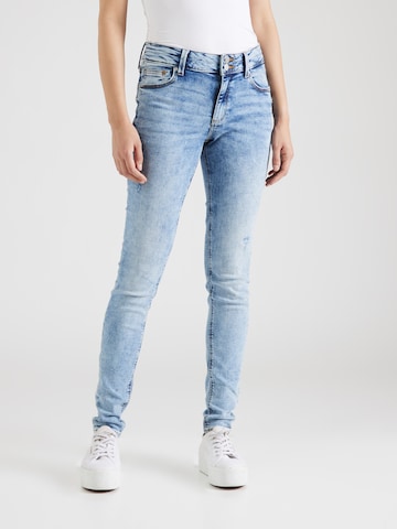 QS Skinny Jeans 'Sadie' in Blauw: voorkant