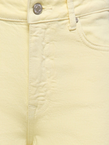 JDY Wide leg Jeans 'JDYVera' in Geel