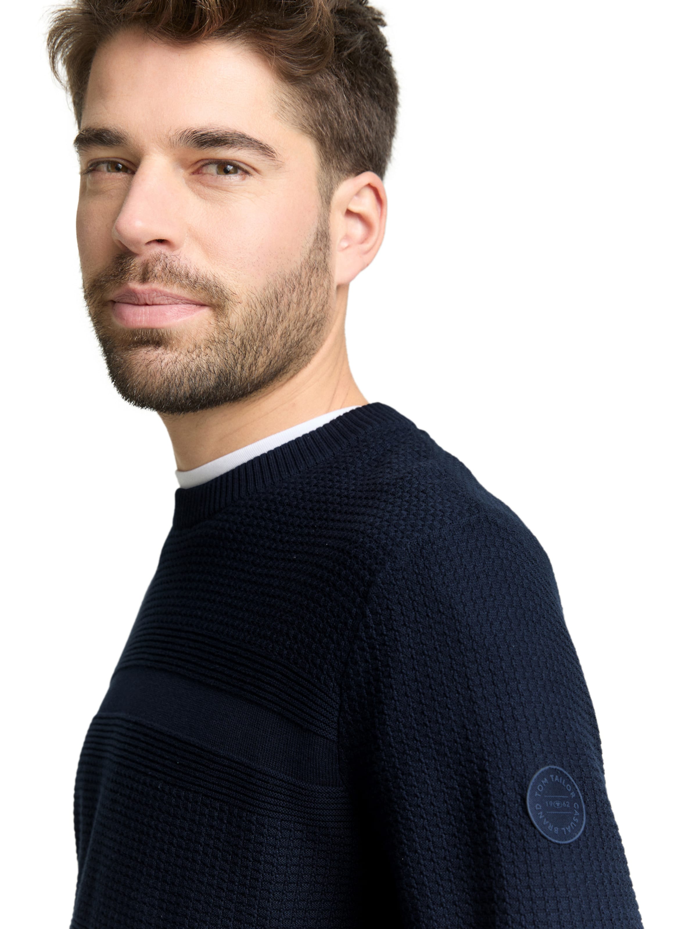 Pulover de la TOM TAILOR pe albastru