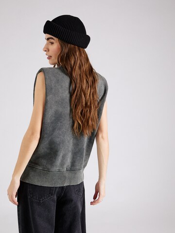 Sweat-shirt TOPSHOP en gris