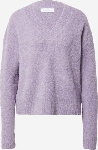 Samsøe Samsøe Sweater 'MILA' in Purple: front