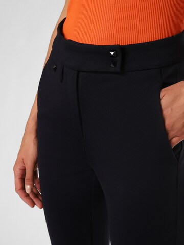 Cambio Skinny Pleat-front trousers 'Scarlet' in Blue