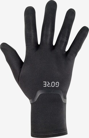 GORE WEAR Athletic Gloves in Black: front