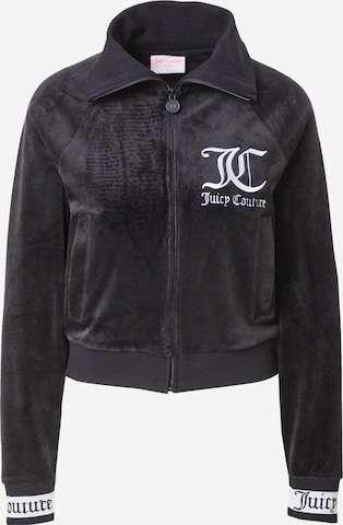 Juicy Couture Zip-Up Hoodie 'KINLSEY' in Black: front
