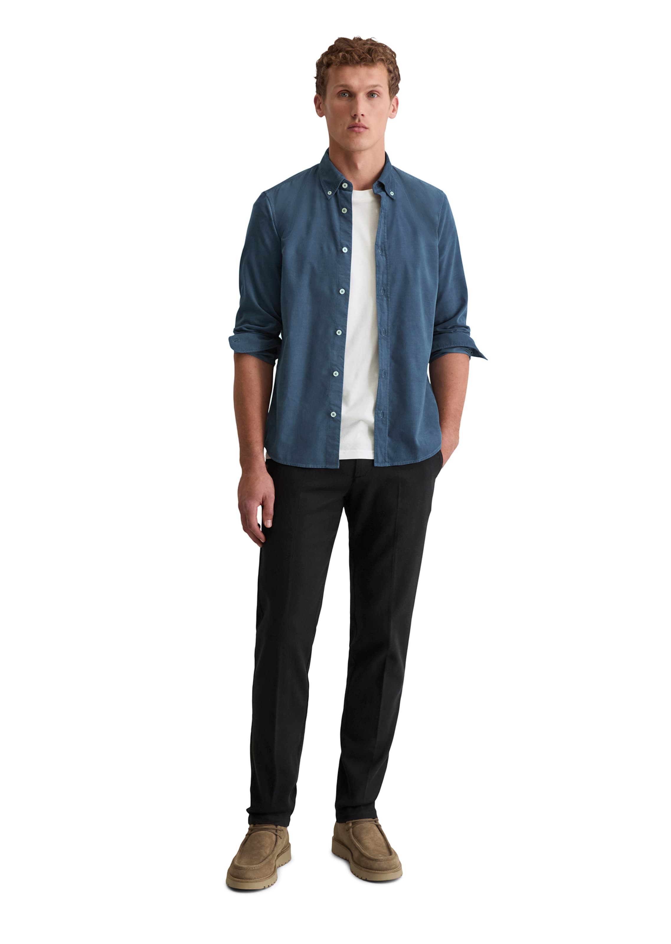 Marc O'Polo Slim Fit Hemd in Blau