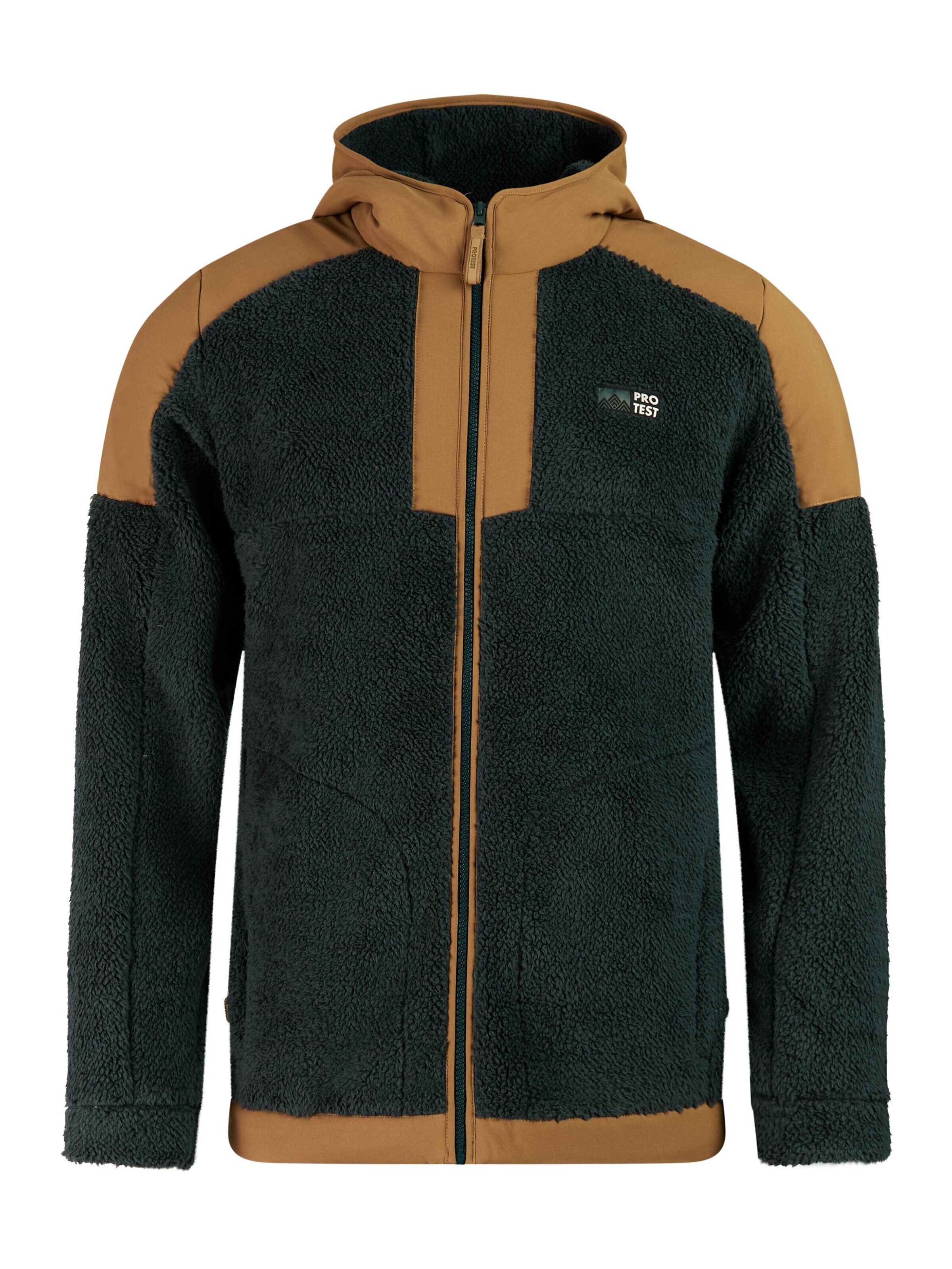 PROTEST Sweatjacke 'PRTArnold'‌‌‌‌‌‌ in Grün: Vorderseite