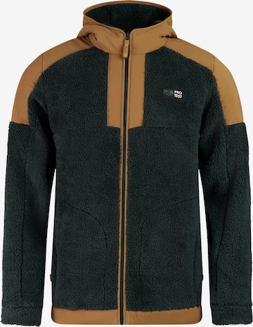 PROTEST Sweatjacke 'PRTArnold' in Grün: Vorderseite
