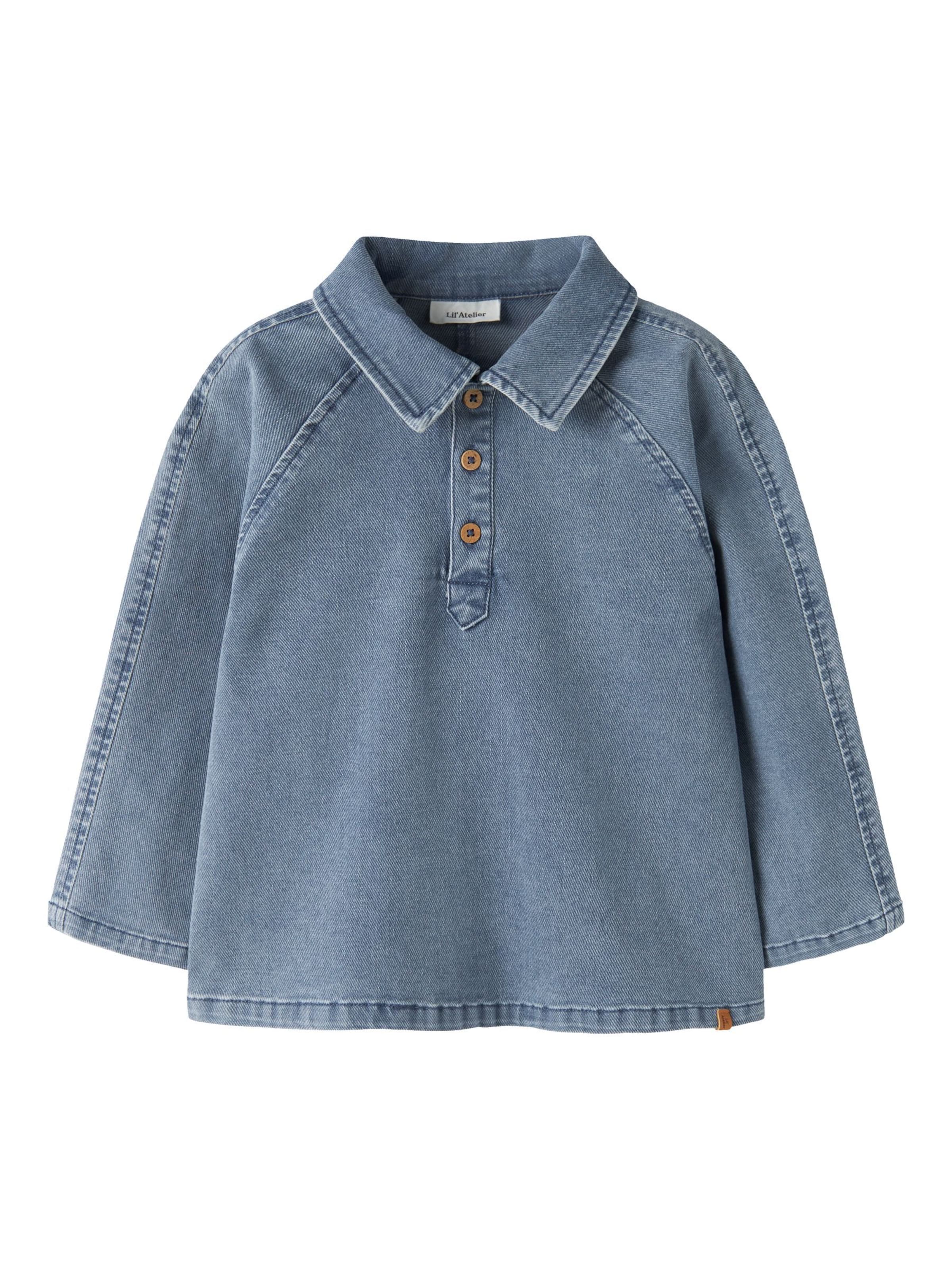 Lil'Atelier Shirts i blå: forside