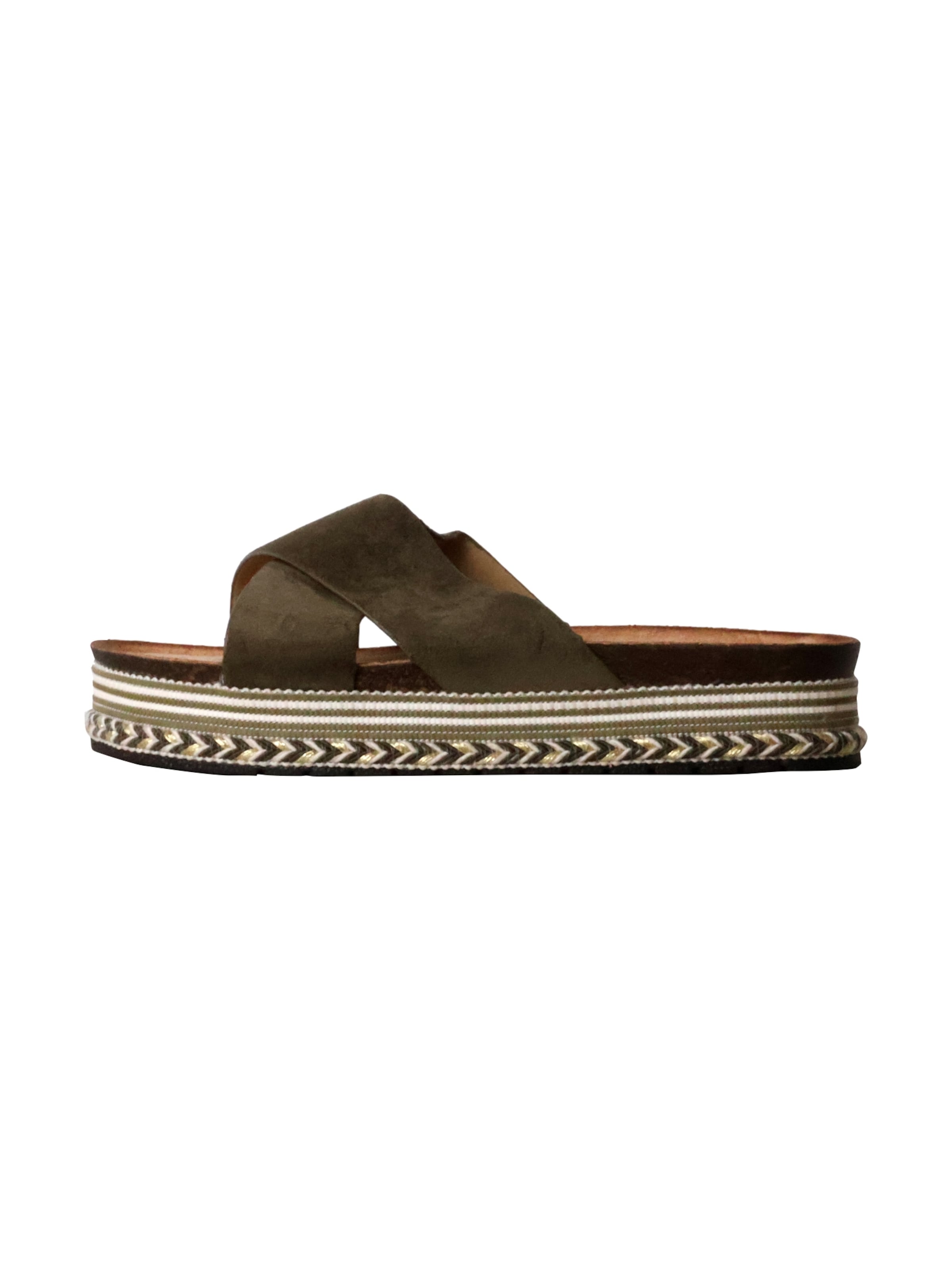 Super Mode Mules in Green: front