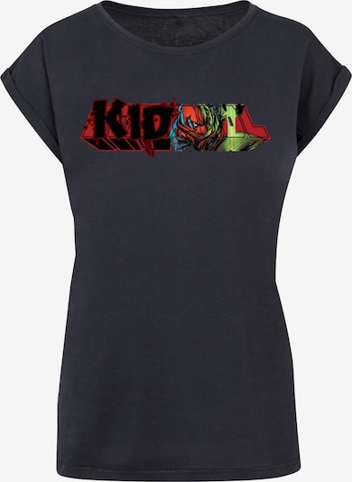 ABSOLUTE CULT T-Shirt 'Deadpool - Kidpool Saber' in navy / hellgrün / blutrot / schwarz, Produktansicht