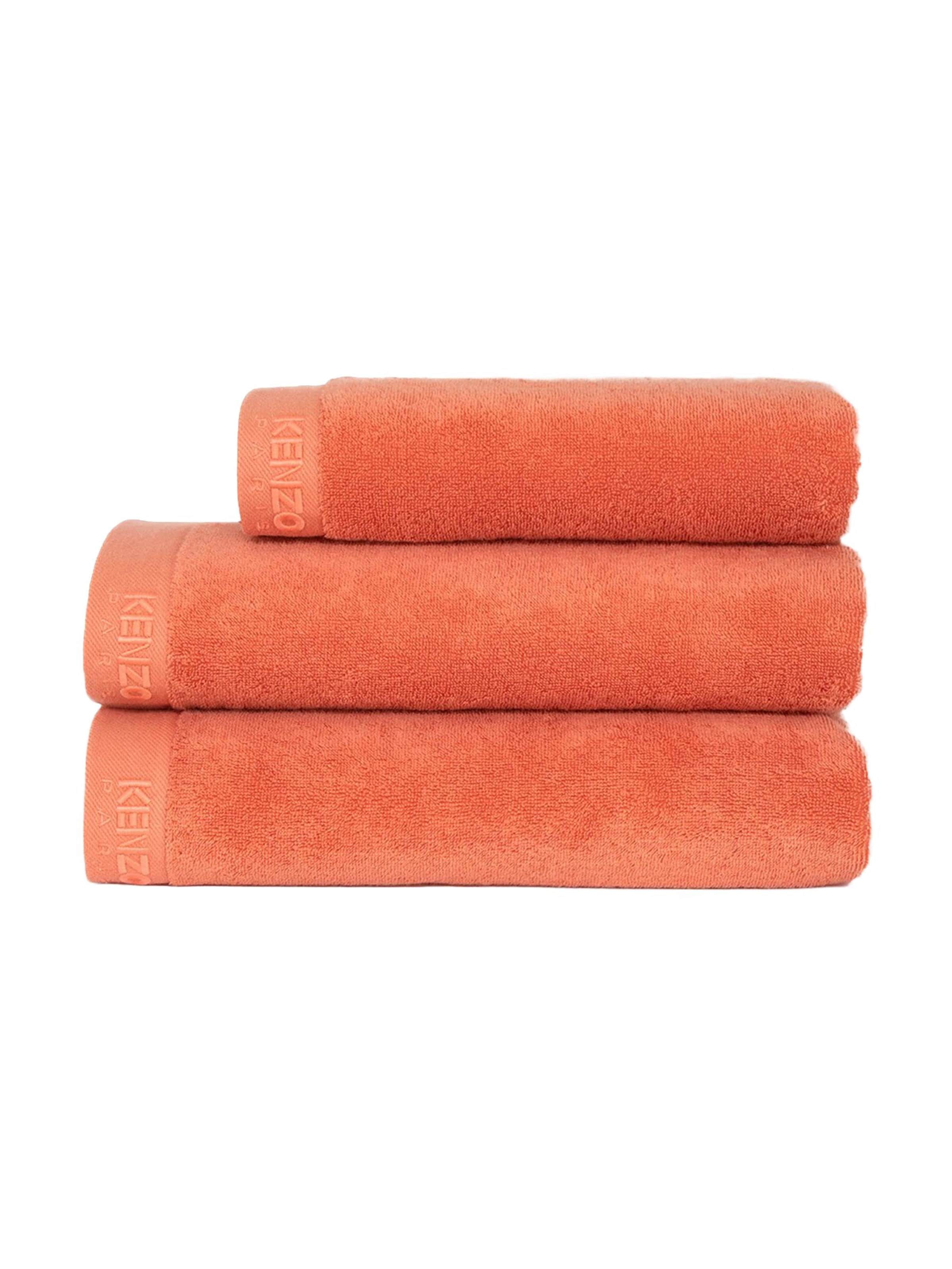 KENZO Towel 'KZICONIC' in Orange