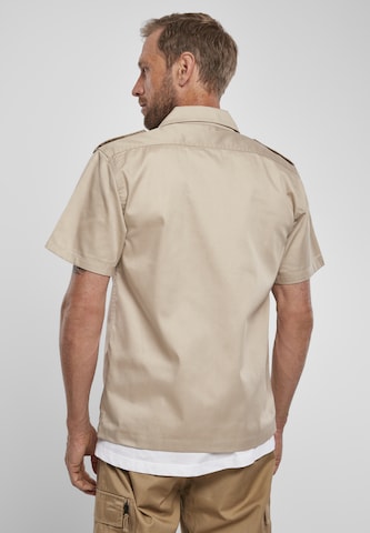 Brandit Comfort fit Overhemd in Beige