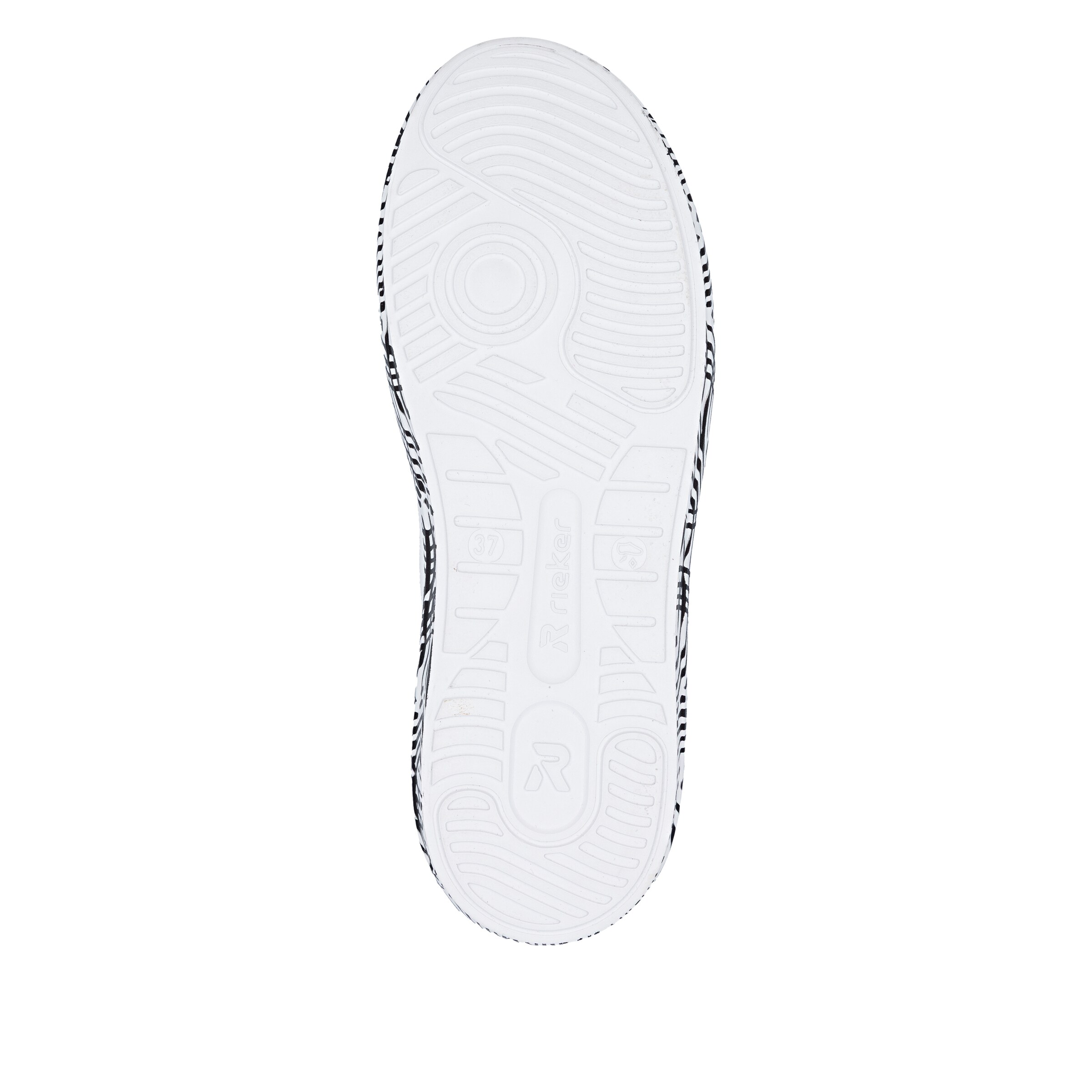 Baskets basses 'W1201' Rieker Sport en blanc