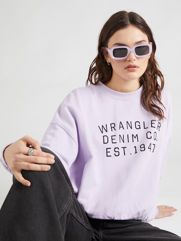 Sweat-shirt WRANGLER en violet