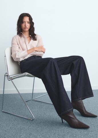 MANGO Wide leg Jeans 'Max' in Blue