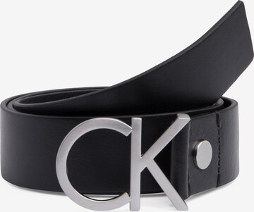 Ceinture Calvin Klein en noir : devant