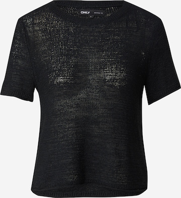 Pull-over 'ONLSUNNY' ONLY en noir : devant