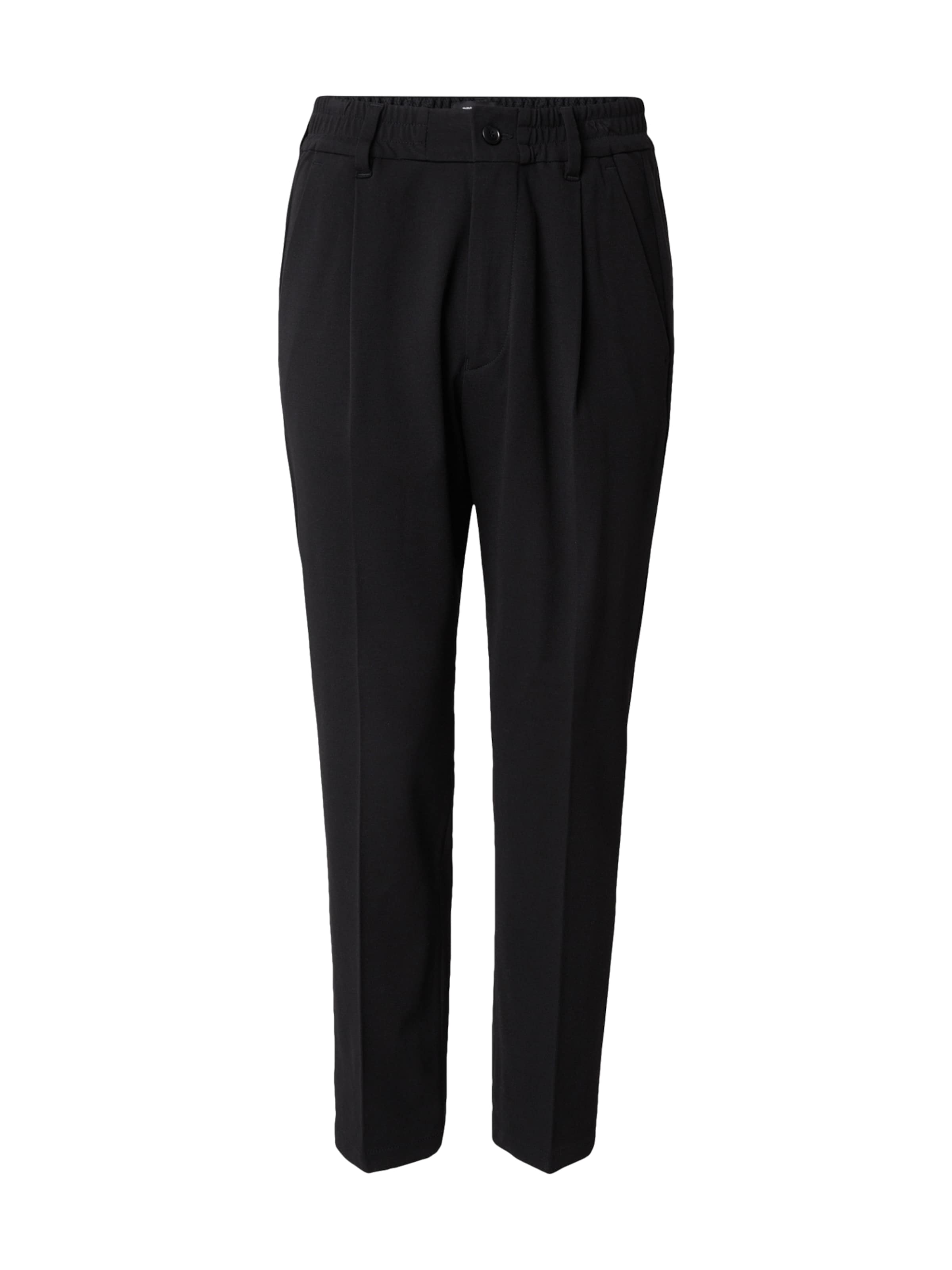 DRYKORN Обычный Брюки со складками &#x27;CHASY&#x27; в Черный: спереди