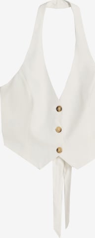 Bershka Pukuliivi värissä valkoinen: etupuoli