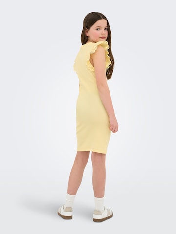 ONLY GIRLS Dress 'KOGDREA' in Yellow