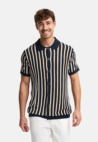 Coupe regular Chemise 'INKaziz' INDICODE JEANS en bleu : devant