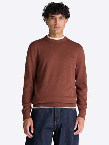TIMBERLAND Pullover in Braun: Vorderseite