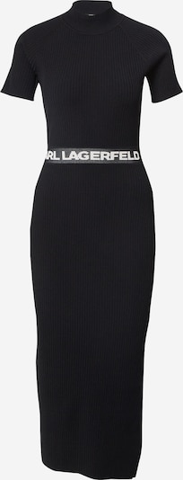 Karl Lagerfeld Πλεκτό φόρεμα σε μαύρο / λευκό, Άποψη προϊόντος