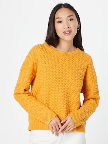 ABOUT YOU Sweter 'Layla' w kolorze żółty: przód