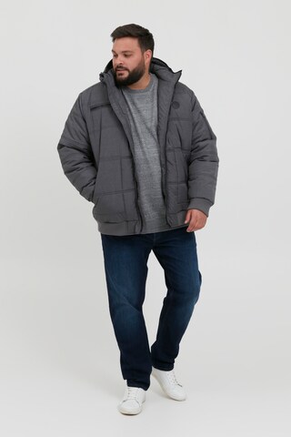 Blend Big Winter Jacket 'BT BORIS' in Grey