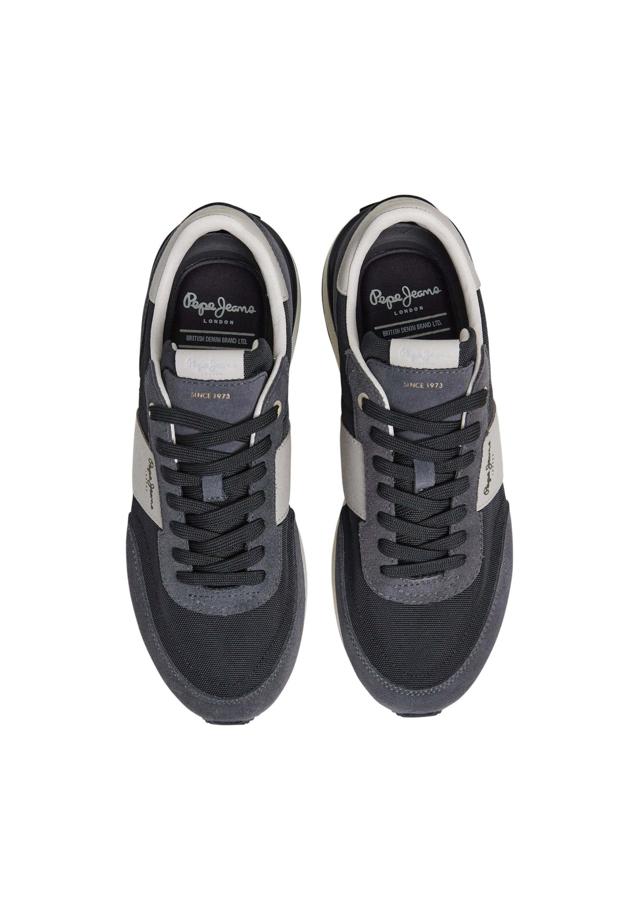 Pepe Jeans Sneakers laag 'BUSTER SUPRA' in Zwart