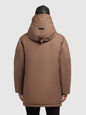 khujo Winterjacke 'Nate' in Braun