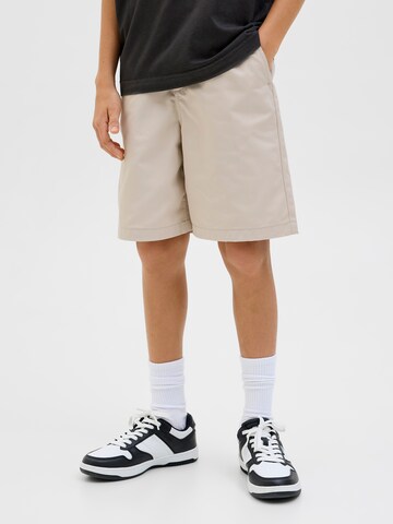 Jack & Jones Junior - Ropa ancha Pantalón 'JPSTOWEN DREW' en beige: frente
