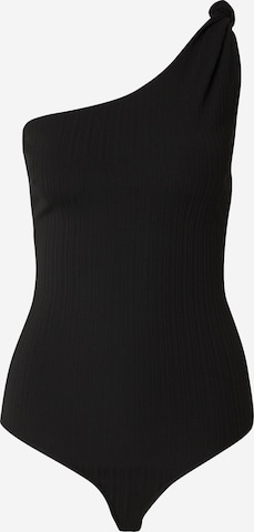 GUESS Shirt body 'ELENA' in Zwart: voorkant