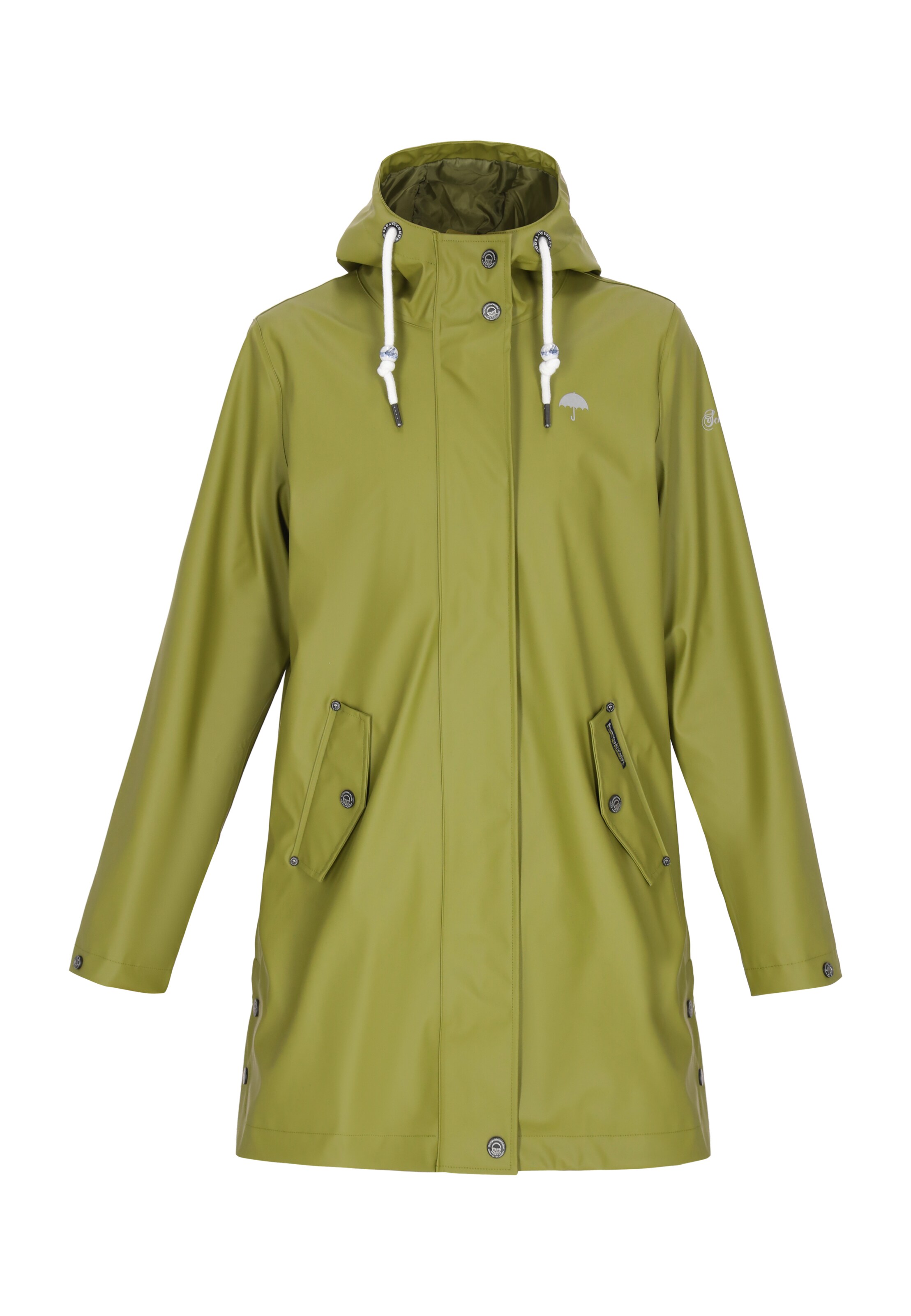 žalia Schmuddelwedda Striukė-paltas: priekis