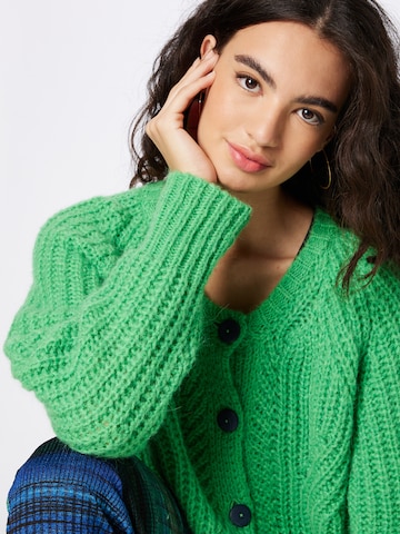 Rich & Royal Knit Cardigan in Green