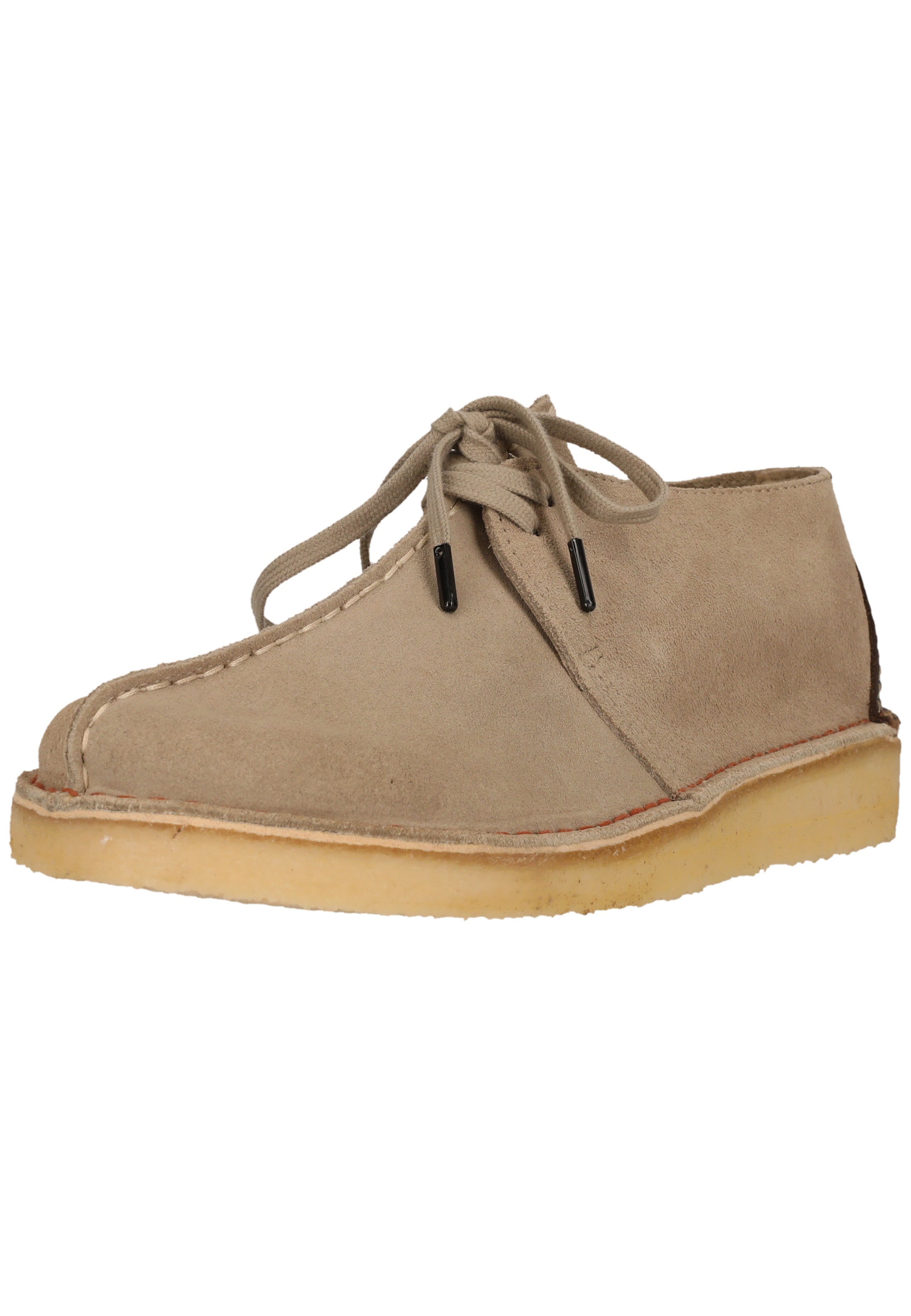 CLARKS Lace-up shoe 'Desert' in Beige: front