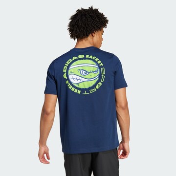 ADIDAS PERFORMANCE Performance shirt 'Racket Sport Rebels' in Blue: front