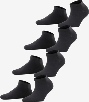 ESPRIT Socken 'Solid 4-Pack' in Schwarz: Vorderseite