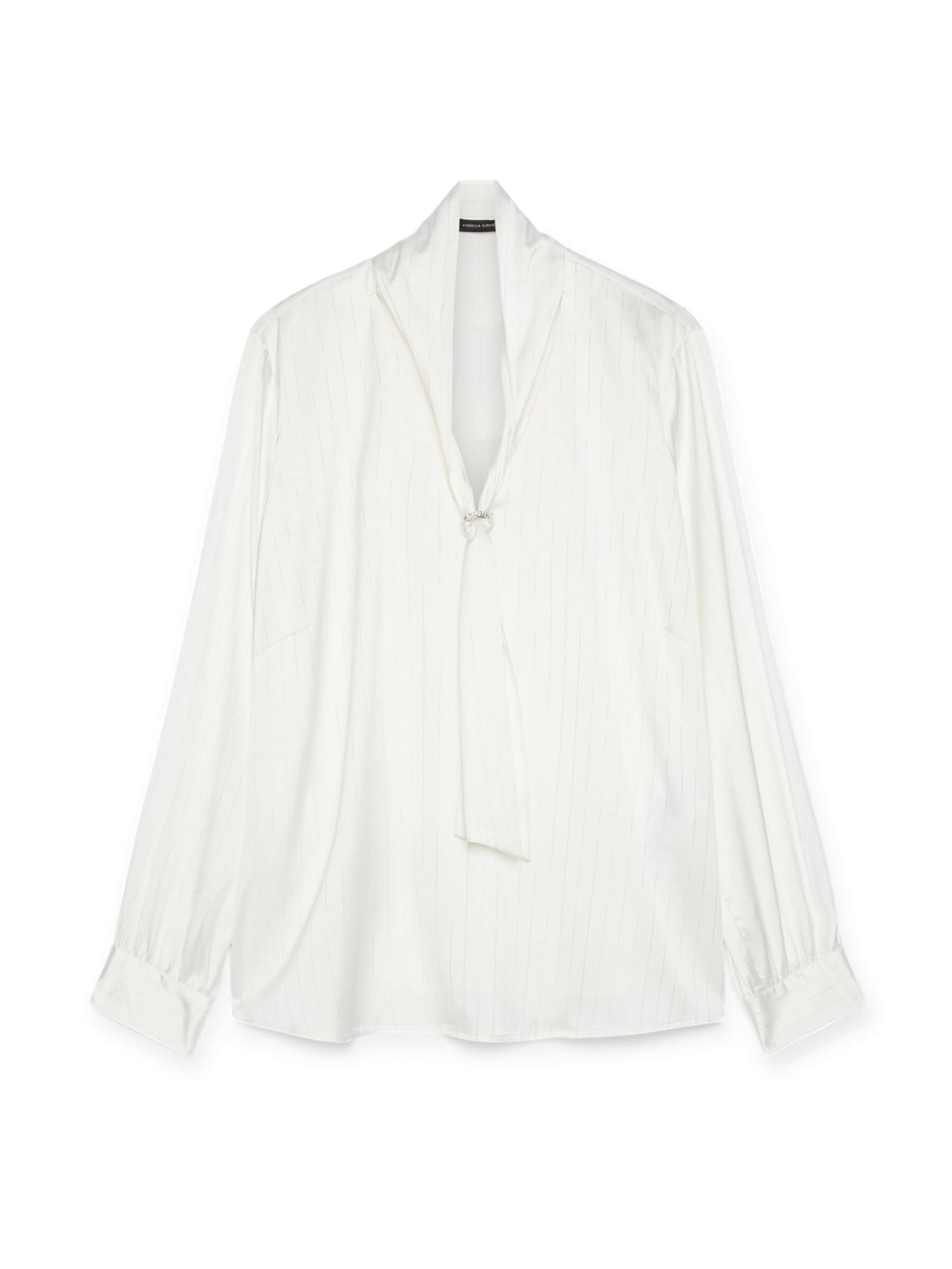 Fiorella Rubino Blouse in Wit: voorkant