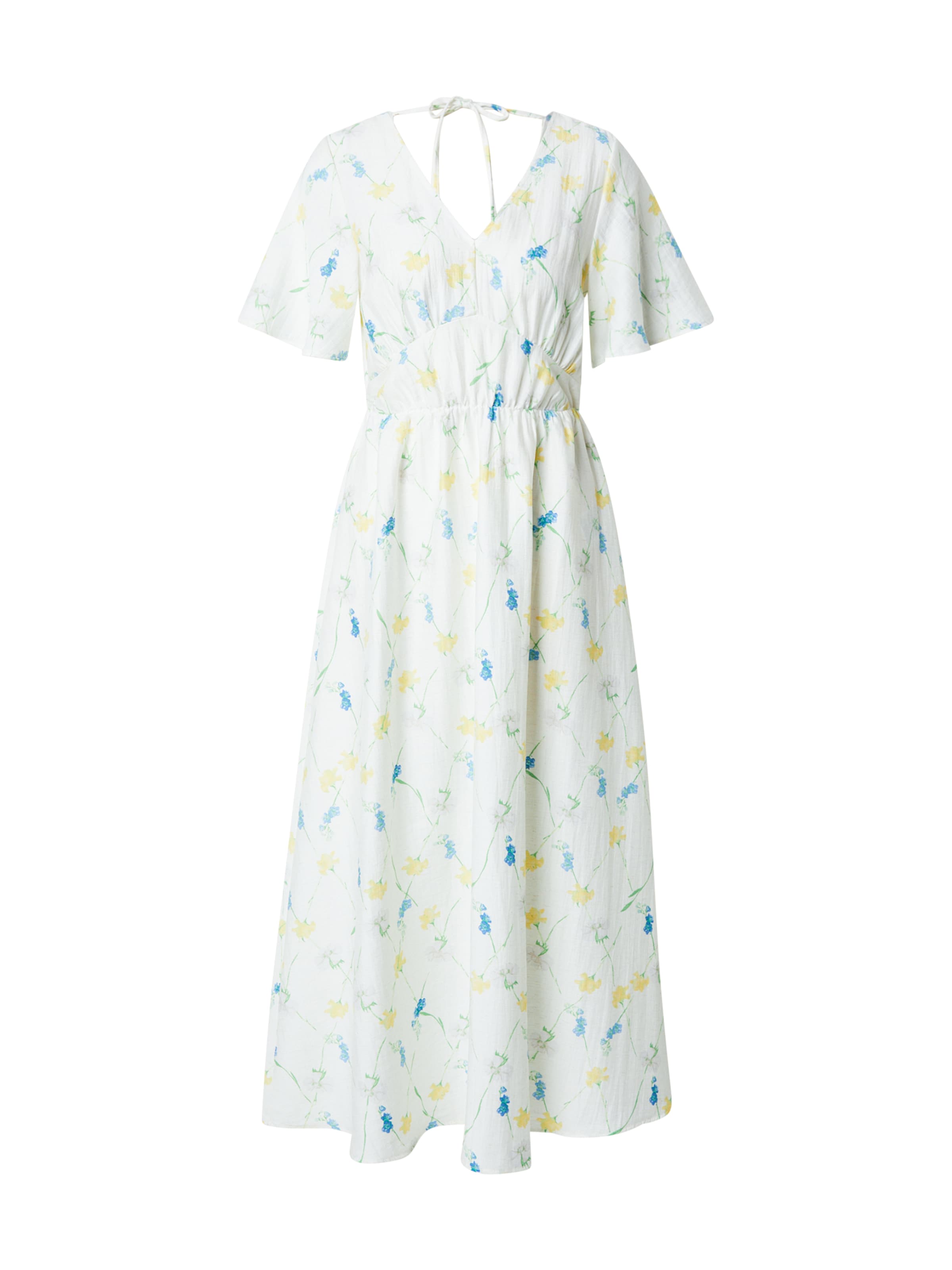 VERO MODA Letní šaty 'FLORA OLGA' – bílá: přední strana