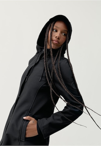 Veste mi-saison 'Trench' Born Living Yoga en noir